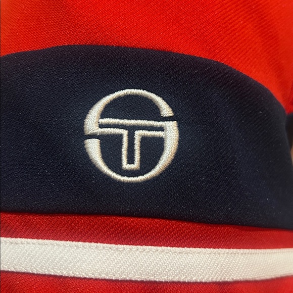 Sergio Tacchini Red and Navy Track Jacket - Picture 7 of 7